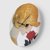 LADY MET ROSE ROSE GROTE KLOK (Hoek)