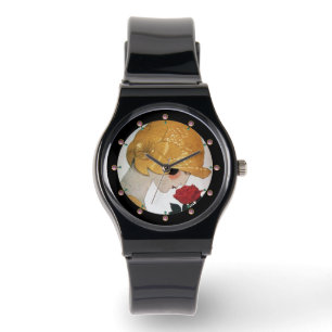 LADY MET ROSE ROSE HORLOGE