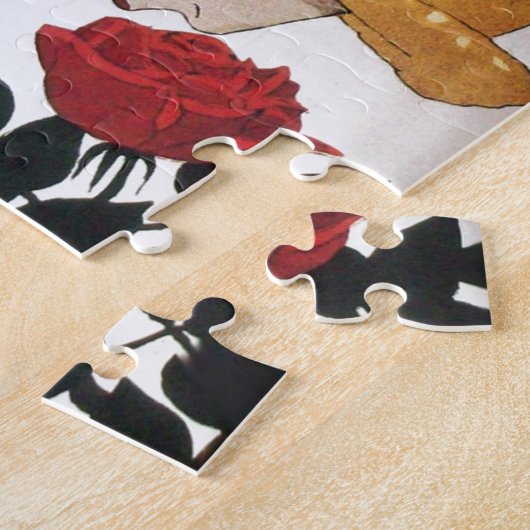 LADY MET ROSE ROSE LEGPUZZEL (Zijkant)