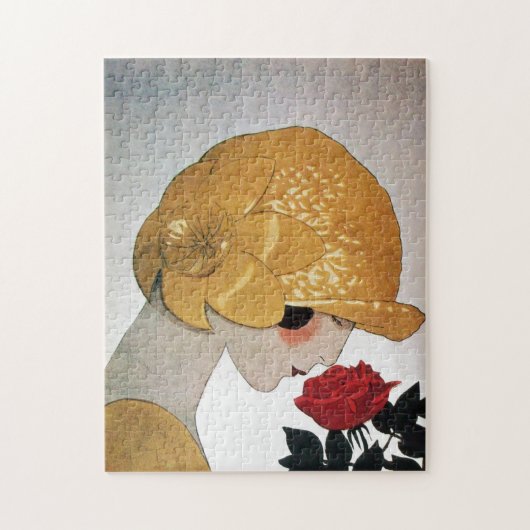 LADY MET ROSE ROSE LEGPUZZEL (Verticaal)