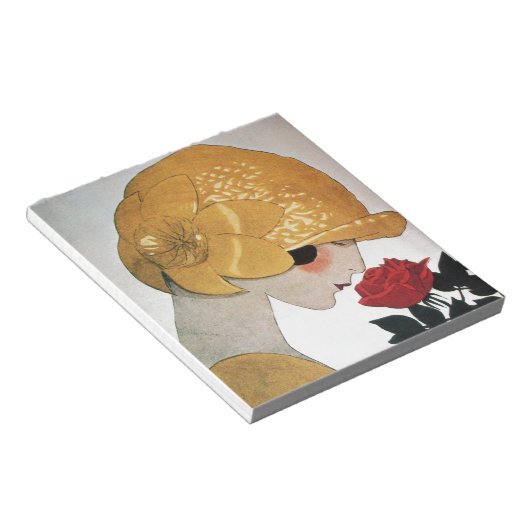 LADY MET ROSE ROSE NOTITIEBLOK (Schuin)