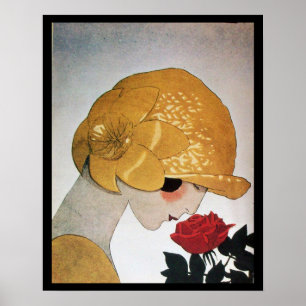 LADY MET ROSE ROSE POSTER