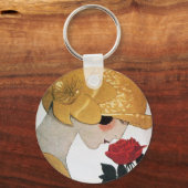 LADY MET ROSE ROSE SLEUTELHANGER (Voorkant)