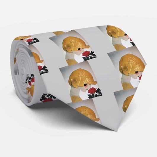 LADY MET ROSE ROSE STROPDAS (Opgerold)