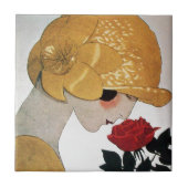 LADY MET ROSE ROSE TEGELTJE (Voorkant)