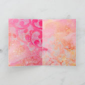 LADY MET ROSE ROSE Valentijnsdag Feestdagen Kaart (Binnen)