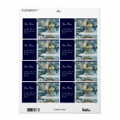 LADY MET UNICORN ETIKET (Full Sheet)