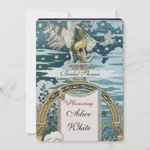 LADY MET UNICORN VRIJGEZELLENFEEST PARTIJ KAART