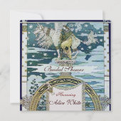 LADY MET UNICORN VRIJGEZELLENFEEST PARTY Champagne Kaart (Voorkant)