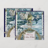 LADY MET UNICORN VRIJGEZELLENFEEST PARTY Champagne Kaart (Voorkant / Achterkant)