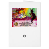 LADY MET ZWARTE CAT (Achterkant)