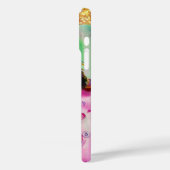 LADY MET ZWARTE CAT EN MASKMasquerade Night Case-Mate iPhone Case (Achterkant / Links)