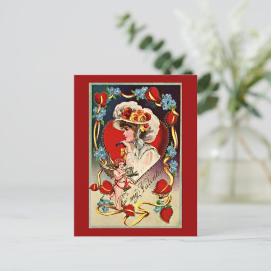  Lady Mijn Valentijn Briefkaart (Staand voorkant)