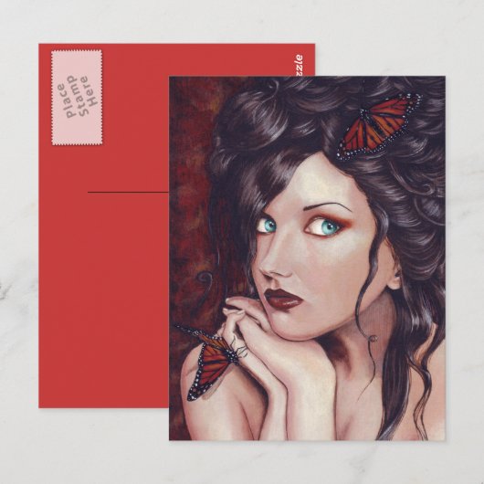 Lady Monarch Briefkaart (Voorkant / Achterkant)