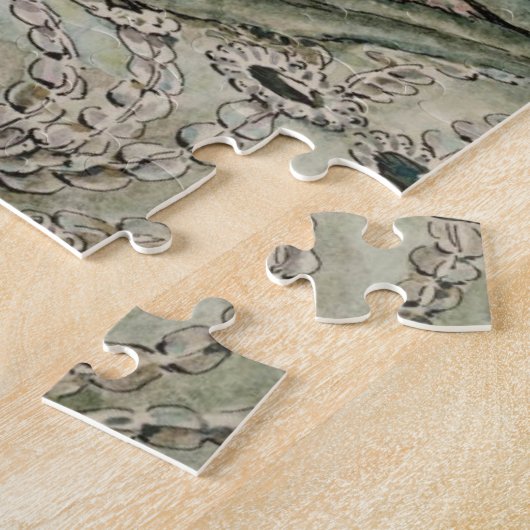 Lady Mouse in een Mob-Pet (door Beatrix Potter) Legpuzzel (Zijkant)