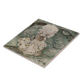 Lady Mouse in een Mob-Pet (door Beatrix Potter) Tegeltje (Zijkant)