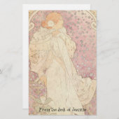 Lady Mucha Faux — Papierbenodigdheden Briefpapier (Voorkant / Achterkant)