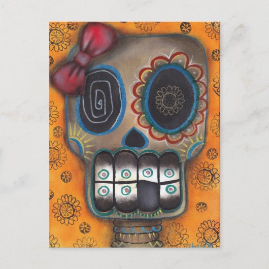 Lady Muerte Briefkaart (Voorkant)