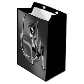 Lady Musician -  jazzelegantie Medium Cadeauzakje (Voorkant Gekanteld)