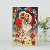 Lady My Valentijn Briefpapier (Staand voorkant)