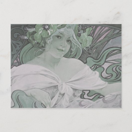 Lady Natuur Briefkaart (Voorkant)