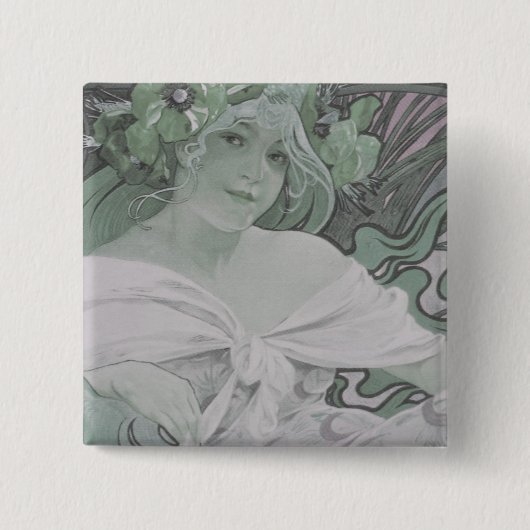 Lady Natuur Button (Voorkant)