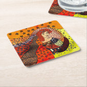 Lady Natuur Kartonnen Onderzetters (Schuin)