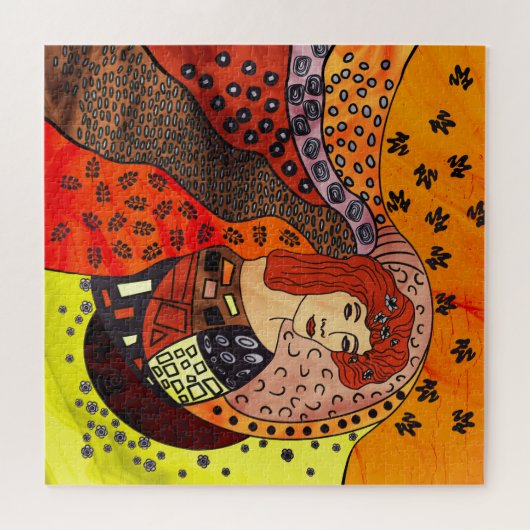 Lady Natuur Legpuzzel (Horizontaal)