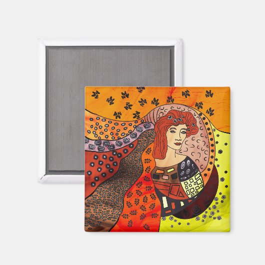 Lady Natuur Magneet (Voorkant / Achterkant)