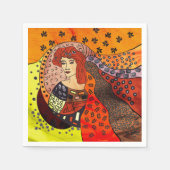 Lady Natuur Servet (Voorkant)