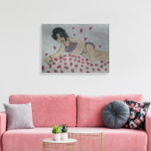 Lady Night Canvass Canvas Afdruk (Insitu (Woonkamer))