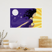 Lady Night Poster (Keuken)