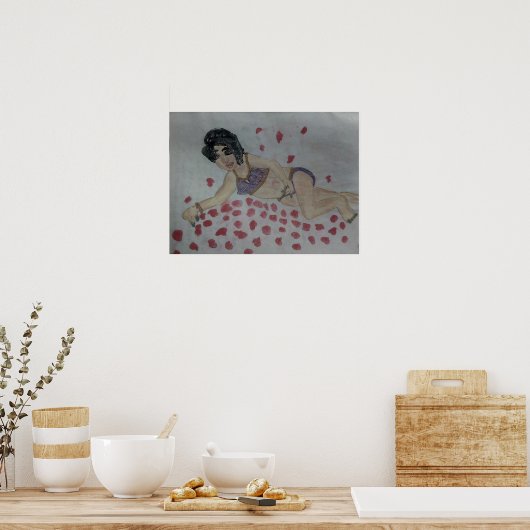 Lady Night Poster (Keuken)