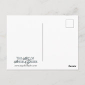 Lady of April Art Nouveau Birthstone Series Briefkaart (Achterkant)