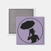 Lady of Ashes Magnet, Paarse Magneet (Voorkant / Achterkant)