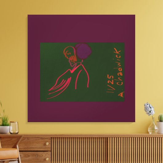 Lady of Grace and Empowerment  Canvas Afdruk (Insitu (Woonkamer))