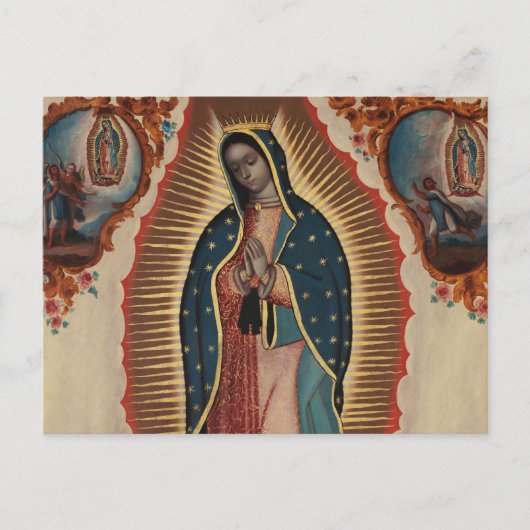 Lady of Guadalupe, 1780, van Sebastian Zalcedo Briefkaart (Voorkant)