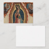 Lady of Guadalupe, 1780, van Sebastian Zalcedo Notitiekaartje (Voorkant / Achterkant)
