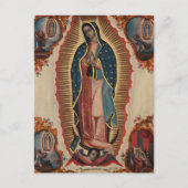 Lady of Guadalupe, 1780, van Sebastian Zalcedo Uitnodiging Briefkaart (Voorkant)