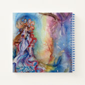 LADY OF LAKE Arthurian Legend Waterverf Notitieboek (Achterkant)