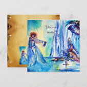 LADY OF LAKE EXCALIBUR Magic and Mystery Parchment Kaart (Voorkant / Achterkant)