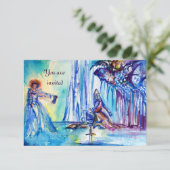 LADY OF LAKE EXCALIBUR Magic and Mystery Parchment Kaart (Staand voorkant)