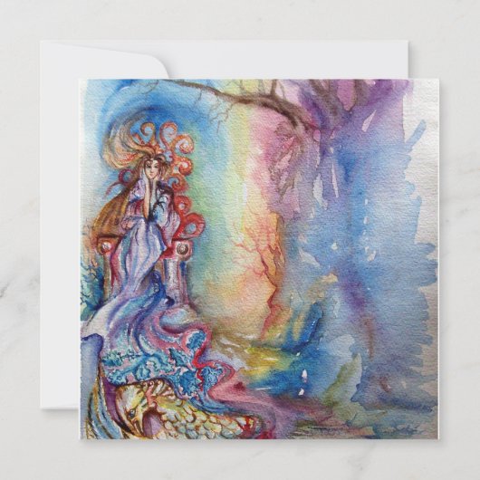 LADY OF LAKE , levendig helder blauw roze (Achterkant)