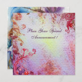 LADY OF LAKE , levendig helderblauw roze (Voorkant / Achterkant)