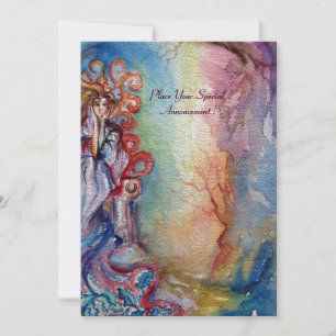 LADY OF LAKE vibrant blue roze metallic champagne