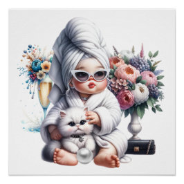 Lady of Leisure Muur Decor Perfect Poster