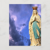 Lady of Lourdes Briefkaart (Voorkant)