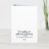 Lady of September Art Nouveau Birthstone Series Kaart (Achterkant)