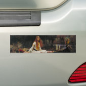 Lady of Shallot John William Waterhouse Bumpersticker (Op auto)