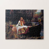 Lady of Shallot op boot Waterhouse Art Puzzel (Horizontaal)